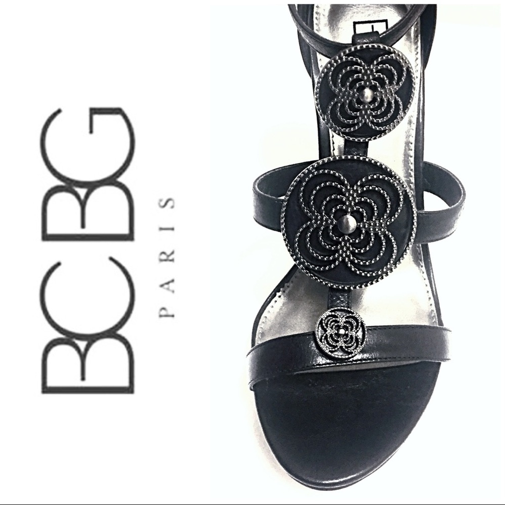 BCBG Paris | “Anna” Cage Platform Sandals